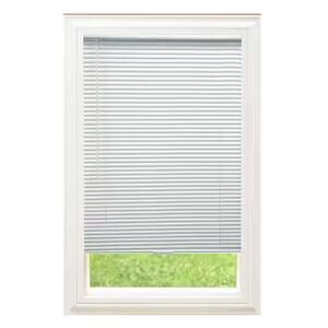 1 x 23"W x 72"L White Cordless Room Darkening 1" Window / Door Vinyl Mini Blind